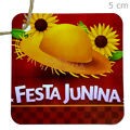 Etiqueta Tag Festa Junina 5cm - 10 unid. - Ref. TAG08-003