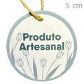 Etiqueta Tag Redonda Produto Artesanal 10 unid. - Ref. 03/003