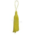 Tassel Pingente de Seda 10 unid Cor:Amarelo Gema