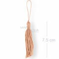 Tassel Pingente de Seda 10 unid - Bege Ref. 267