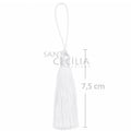 Tassel Pingente de Seda 10 unid - Branco 101