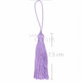 Tassel Pingente de Seda 10 unid - Lilás 245