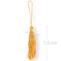 Tassel Pingente de Seda 10 unid - Ouro Ref. 846