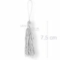 Tassel Pingente de Seda 10 unid - Prata Ref. 119