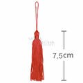 Tassel Pingente de Seda 10 unid - Vermelho Ref. 145