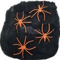 Enfeite para Halloween - Teia de Aranha Preta Ref. Q22027