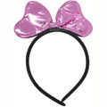 Tiara Laço em Tecido Ref.Q18637 - Diversas Cores Tiara Laço em Tecido:Rosa