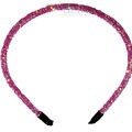 Tiara Encapada Glitter - Pink