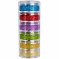 Tinta Facial Glitter 5 Potes com 4g - Ref. 2006