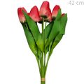 Tulipa Artificial 10 unid. Ref. CQ-10 Cor:Rosa Chiclete