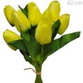 Tulipa Artificial 10 unid. Ref. CQ-10 Cor:Amarelo