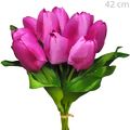 Tulipa Artificial 10 unid. Ref. CQ-10 Cor:Rosa
