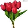 Tulipa Artificial 10 unid. Ref. CQ-10 Cor:Vermelho