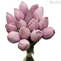 Tulipa Artificial 15 unid. Ref. A045A Cor:Rosa