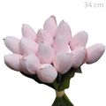 Tulipa Artificial 15 unid. Ref. A045A Cor:Rosa Claro