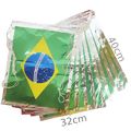 Varal Bandeirão do Brasil METAL Cordão 10m