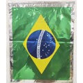 Varal Bandeirão do Brasil METAL Cordão 10m