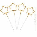 Vela Estrela Faísca 4unid. - Ouro Ref. 2700 (4)
