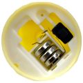 Vela LED Grande Creme