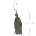 Tassel Pingente de Seda 10 unid - Verde Musgo 